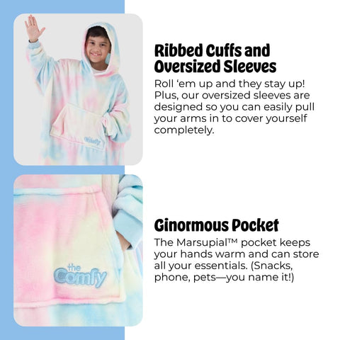 THE COMFY Dream Jr suitable for both indoor and outdoor moments with cozy warmth.