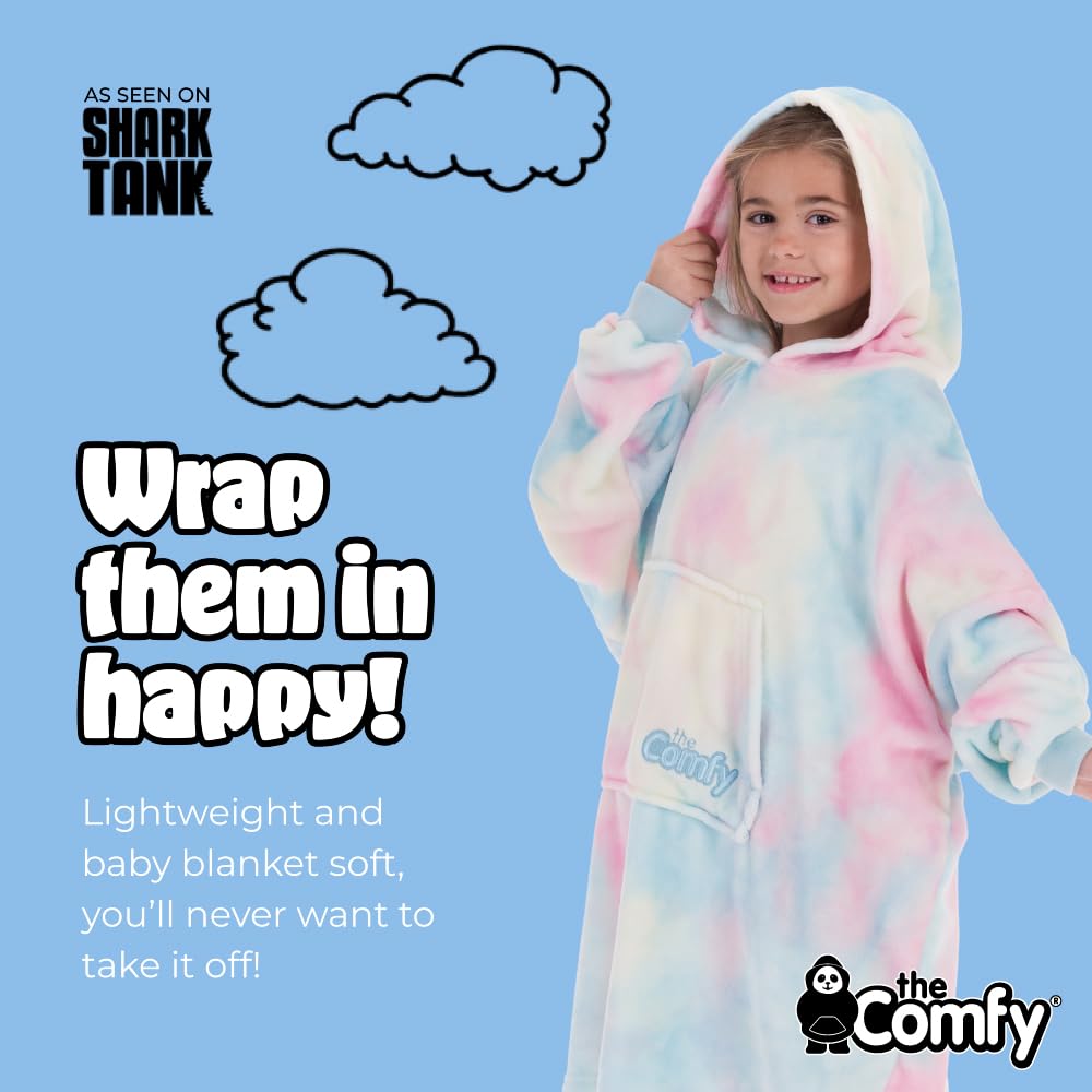 Soft silky microfiber fabric from THE COMFY Dream Jr for lightweight warmth.