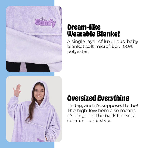 THE COMFY Dream Jr oversized hood and sleeves for cloud-like coverage