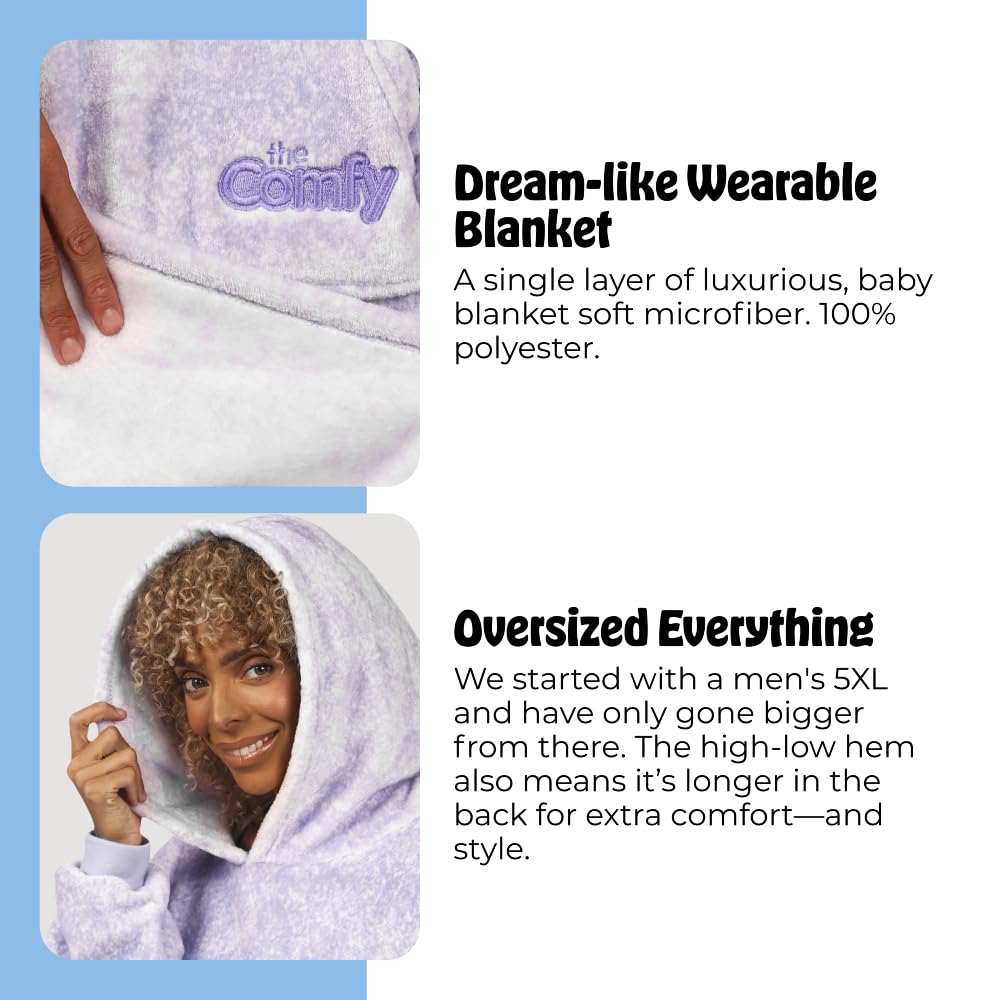 THE COMFY Dream Long extra length for added coverage during lounging.