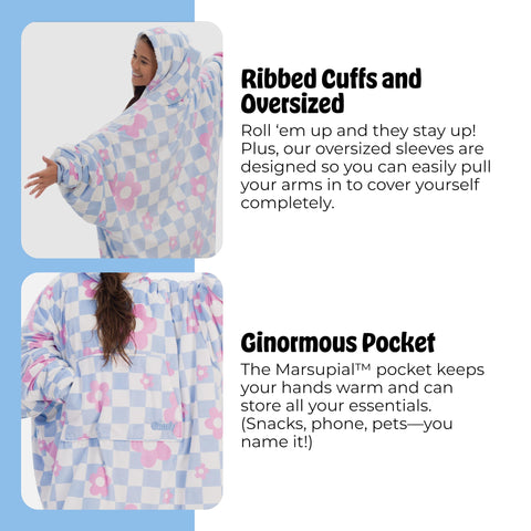 The Comfy Original CloudSherpa lining keeps you warm.