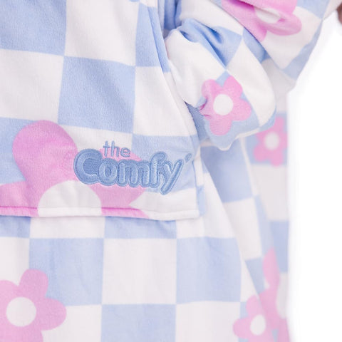 The Comfy Original giant pocket holds essentials near.