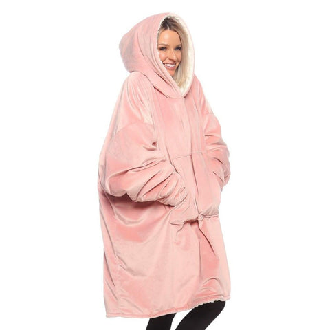The Comfy Original with hood for cozy warmth during evenings at home