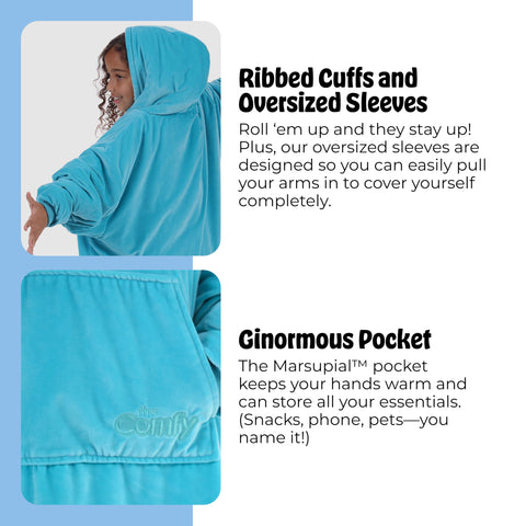 THE COMFY Original Jr oversized sleeves for free movement