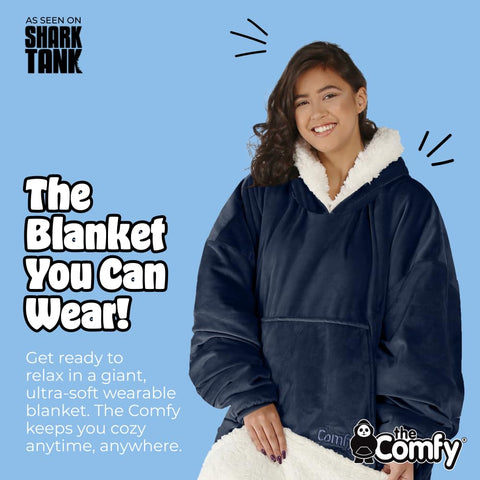 The Comfy Original sherpa-lined giant pocket keeps essentials close