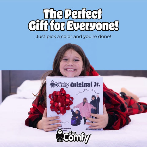 The Comfy Original sherpa-lined gift-ready mood and presentation