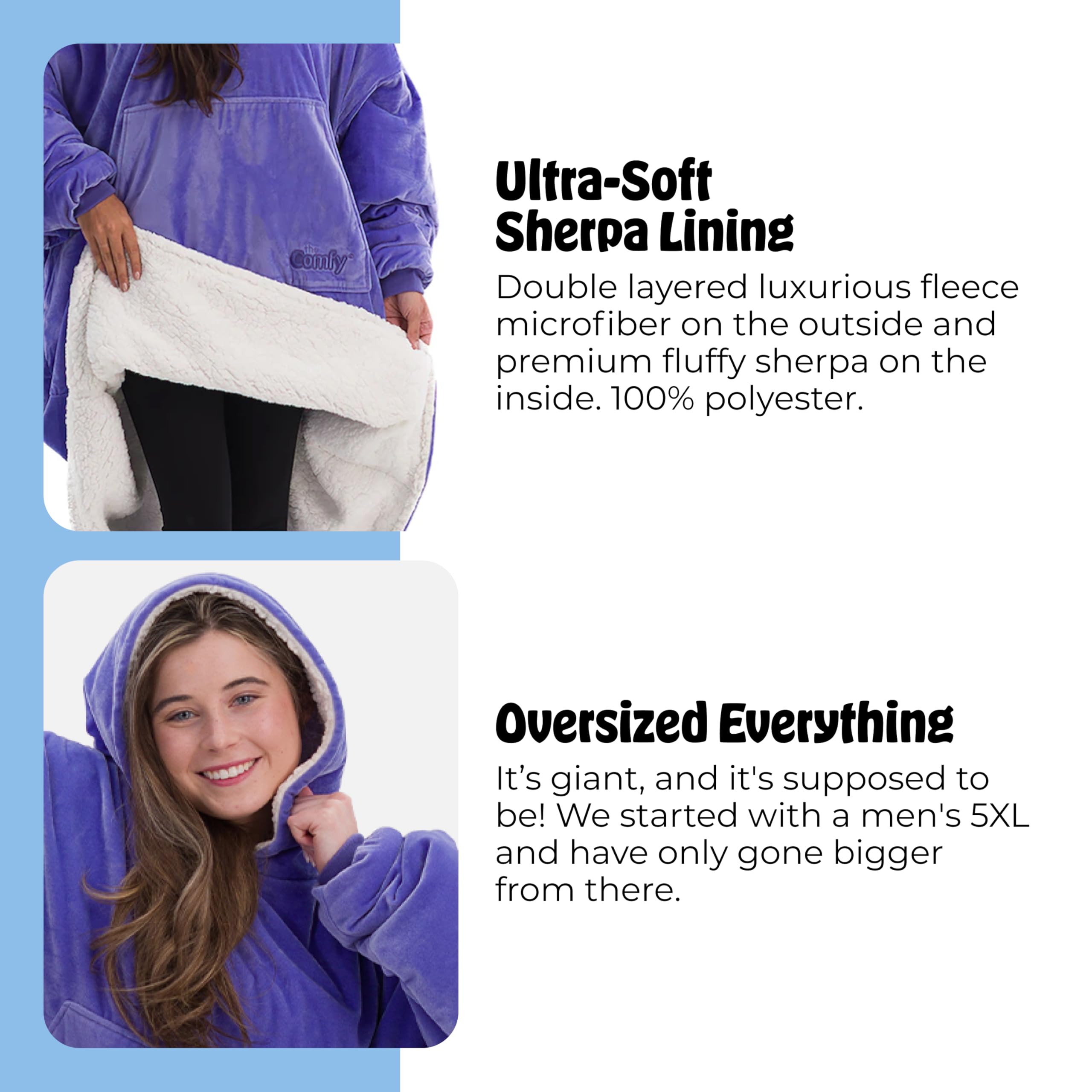 Giant pocket holds snacks, remotes, and essentials within reach.