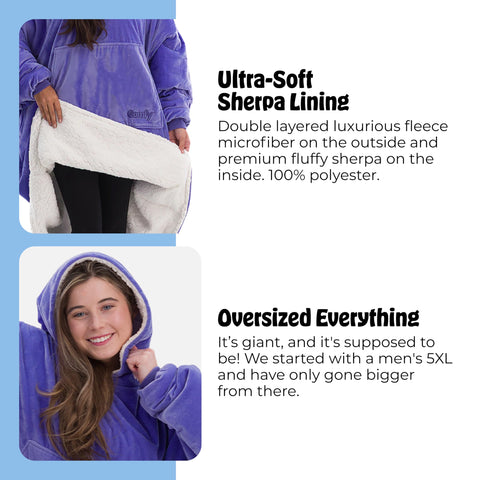 Giant pocket holds snacks, remotes, and essentials within reach.