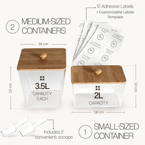 The Concept Boutique - Paris interchangeable knobs adapt jars to decor.