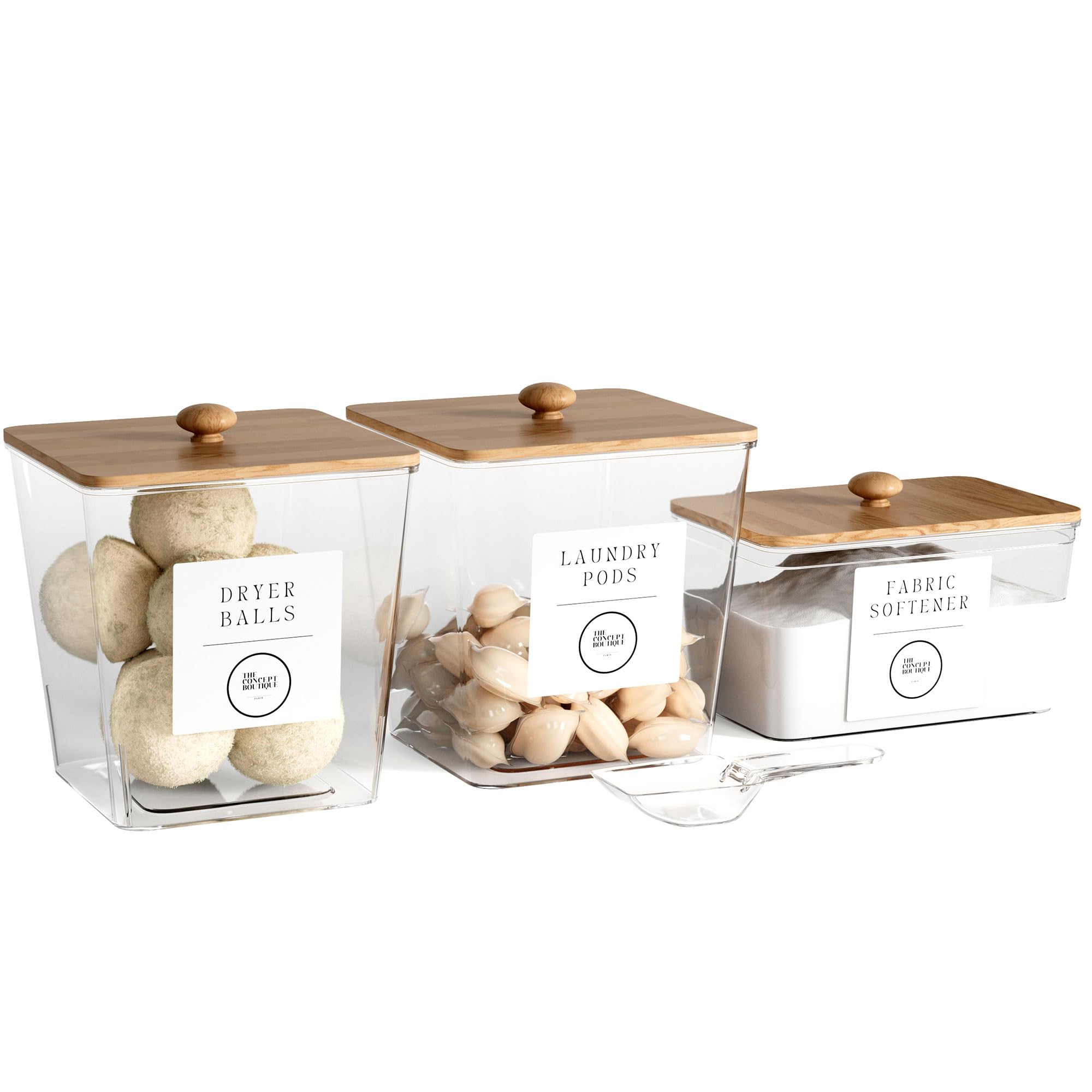 The Concept Boutique - Paris compact 3.5L jars fit on most shelves.