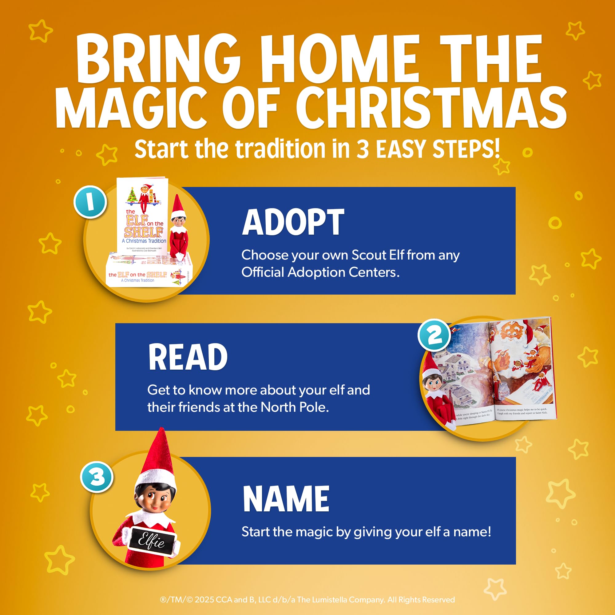 The Elf on the Shelf adoption certificate marks your new holiday tradition.
