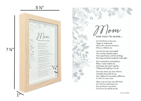 The Grandparent Gift Co. wood-tone frame highlighting rustic-modern decor compatibility