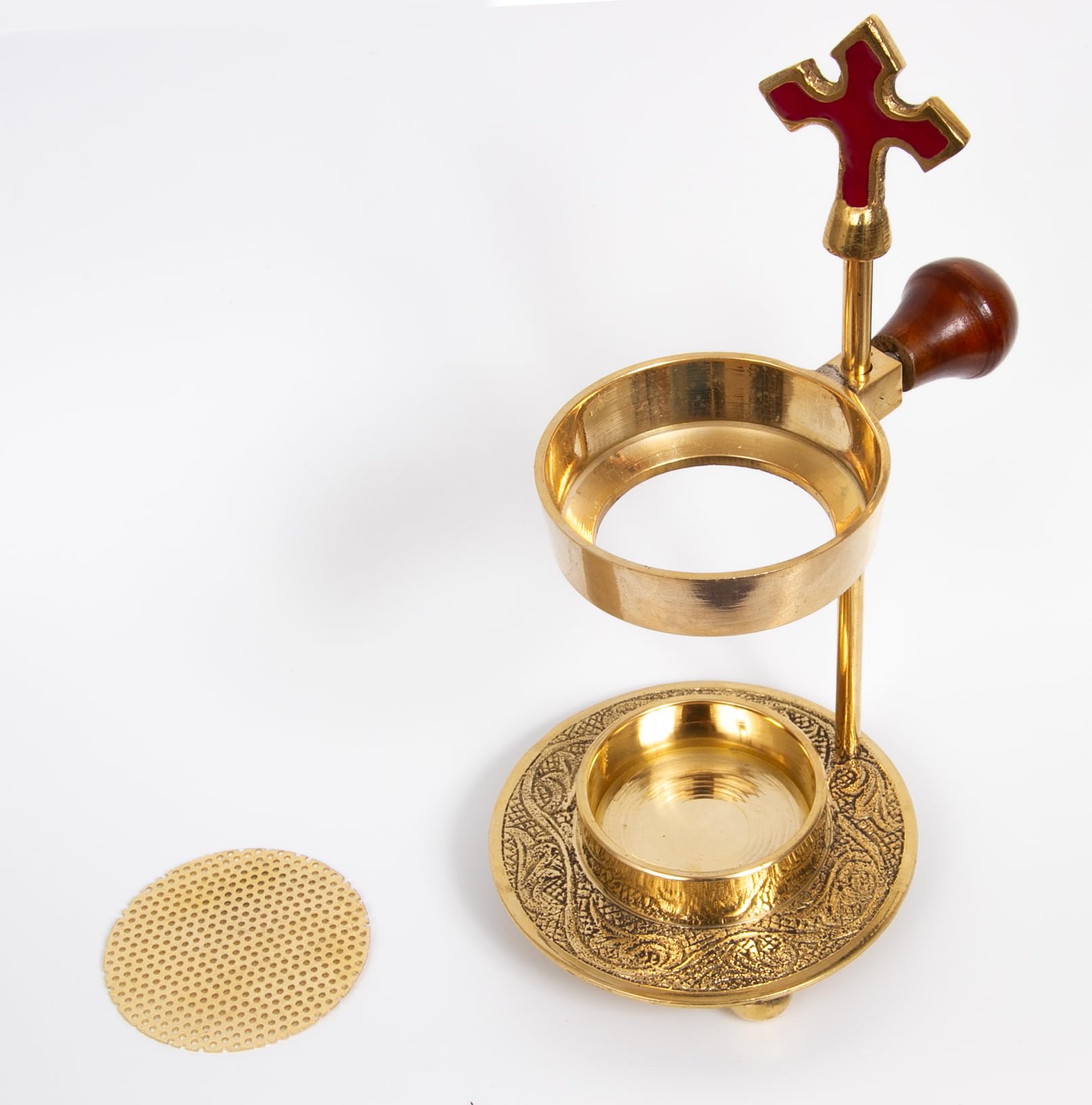 Elegant cross design complements home decor while supporting daily devotion.