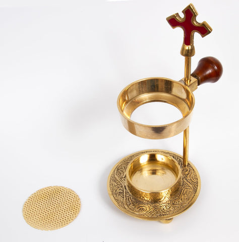 Elegant cross design complements home decor while supporting daily devotion.