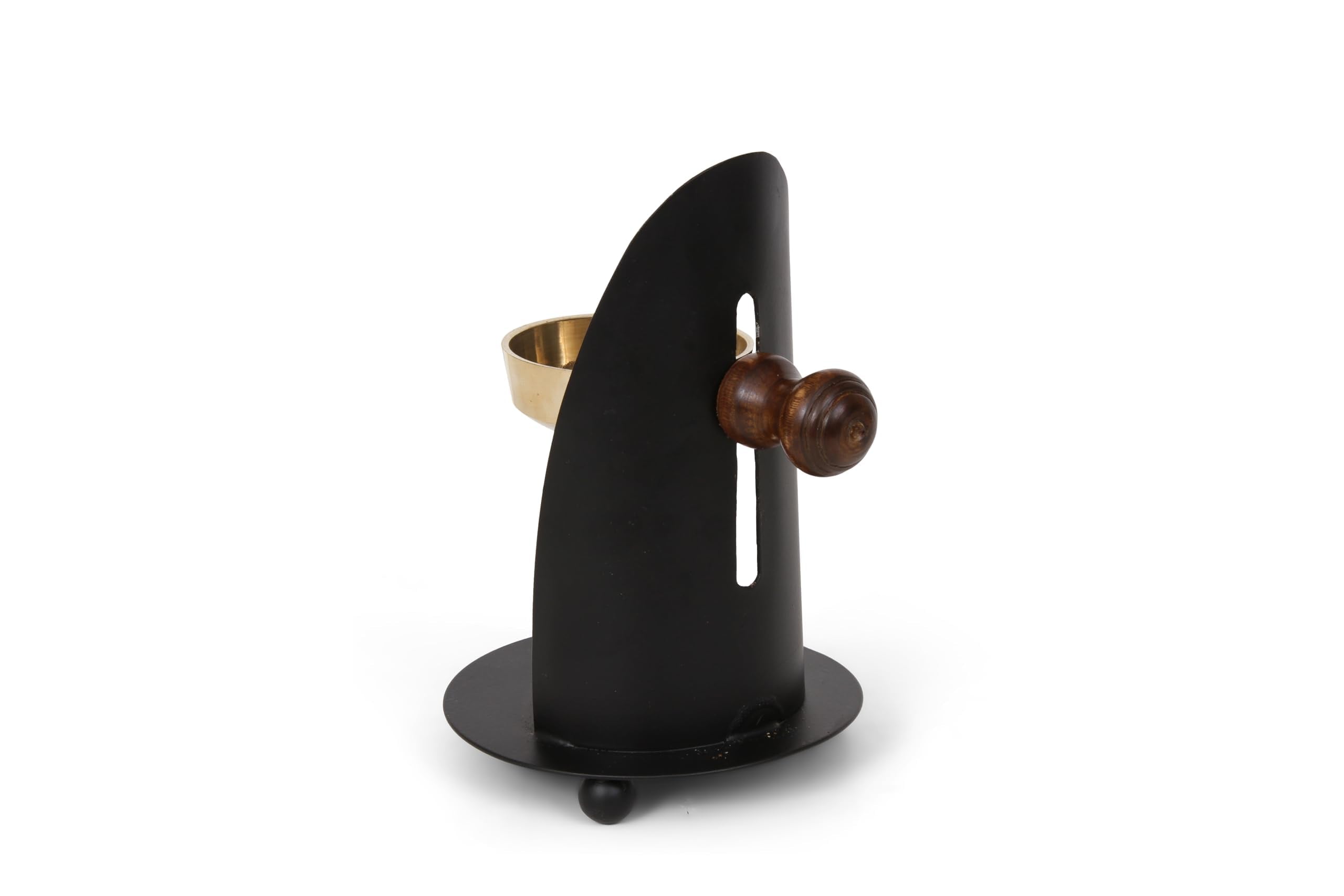 THE JERUSALEM GIFT SHOP meditation-ready burner enhances study or studio.
