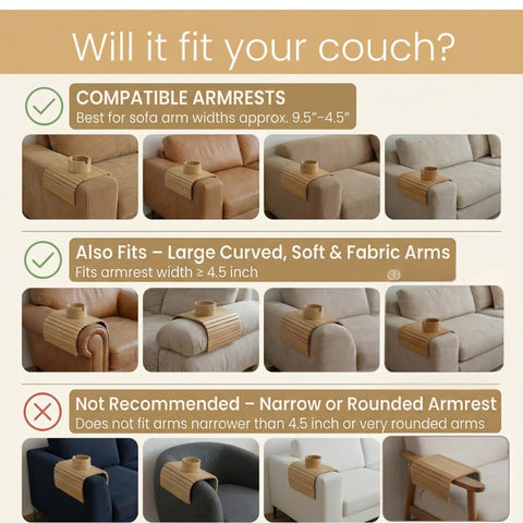 The Lazy Store Acacia foldable design saves space when not in use.