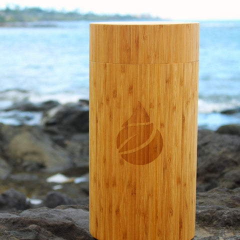 Biodegradable material of Eco Water Urn returns to water after burial.