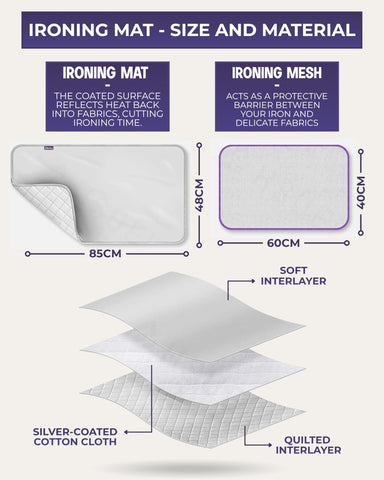 The Quilted Bear ceramic soleplate glides smoothly for even heat.