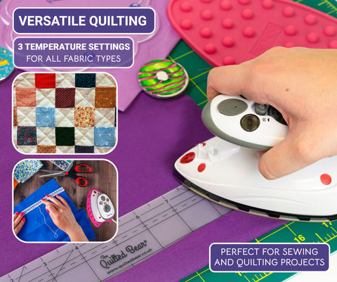 Trusted by quilters and crafters seeking portable garment care.