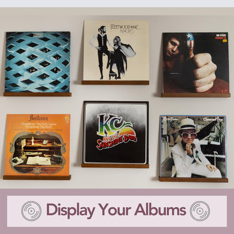 The Retro Apothecary vinyl wall mount walnut finish adds a premium look.