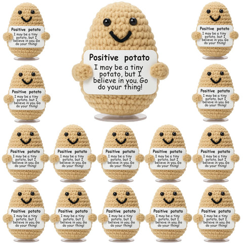 The Trend Collection 15-pack emotional support potato plush group shot, perfect for gifting at events.
