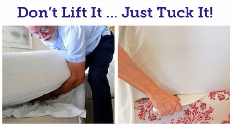 The Tucker Bed Sheet Tucker easy-care stays soft after washing.