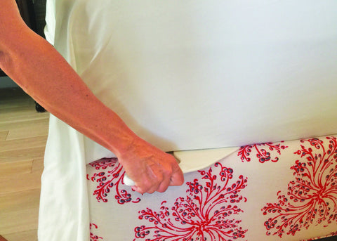 The Tucker Bed Sheet Tucker low-profile design stays unobtrusive.