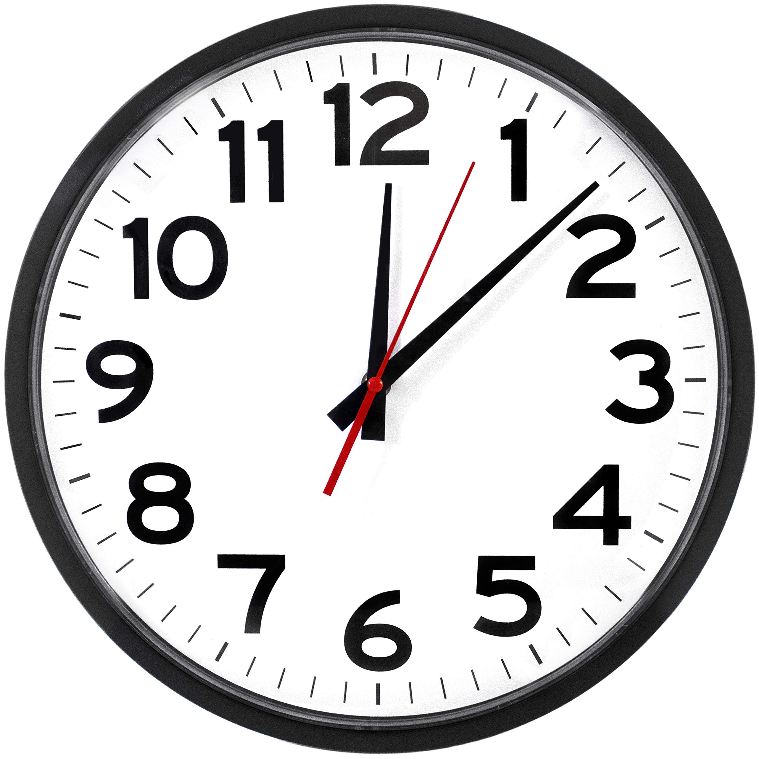 The Ultimate Wall Clock front view with a 14-inch dial for easy readability.