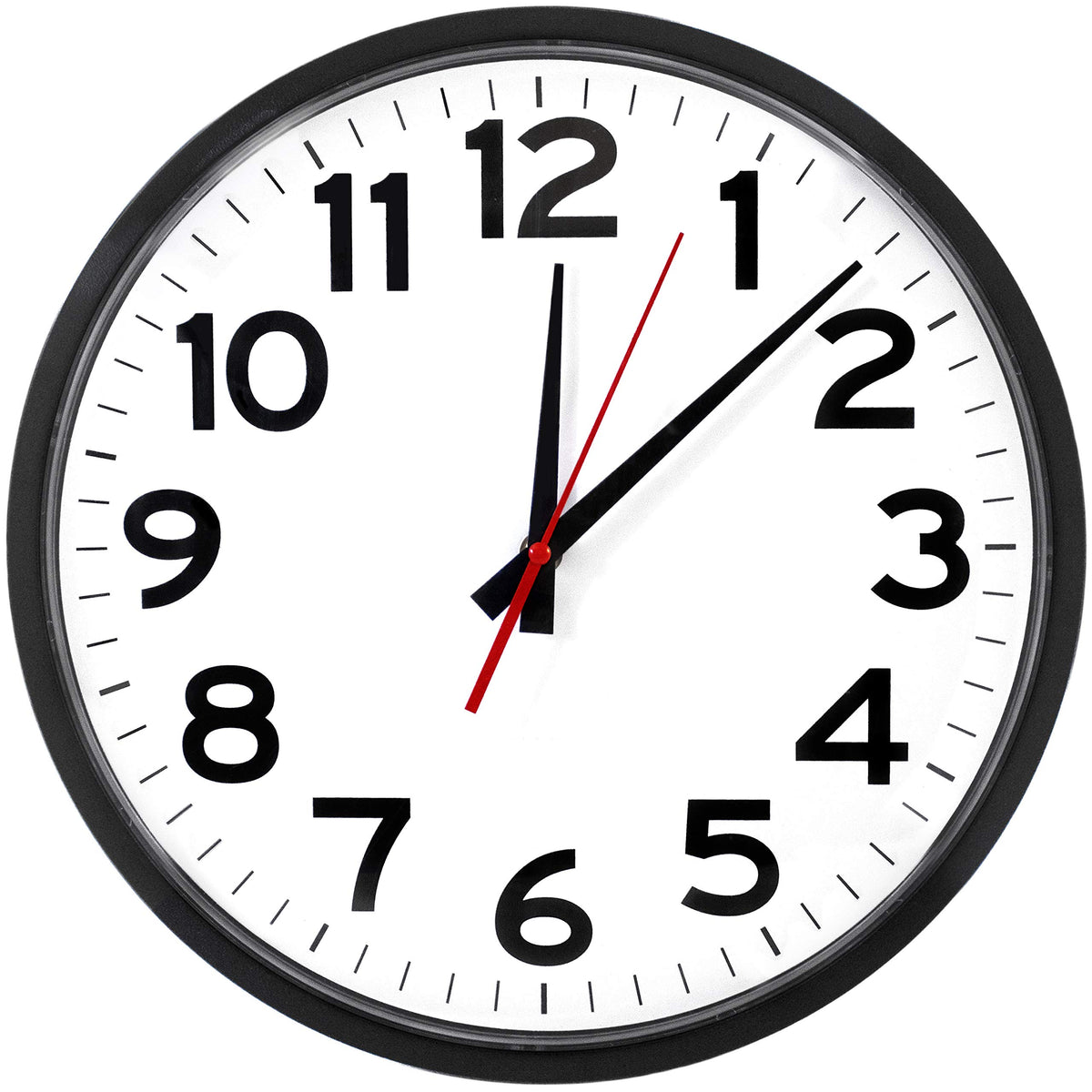 The Ultimate Wall Clock front view with a 14-inch dial for easy readability.