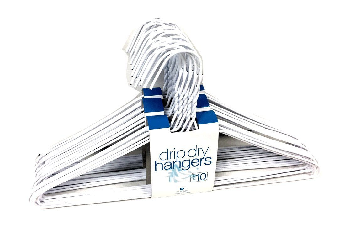 THE UM24 galvanized steel hangers 13-gauge provide sturdy support for coats and shirts
