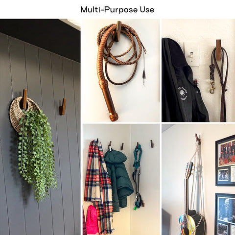 TheHrdwoodCom versatile hooks hold towels, robes, and accessories
