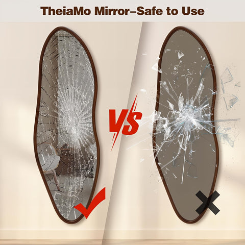 TheiaMo living room mirror adds depth and style to seating areas.