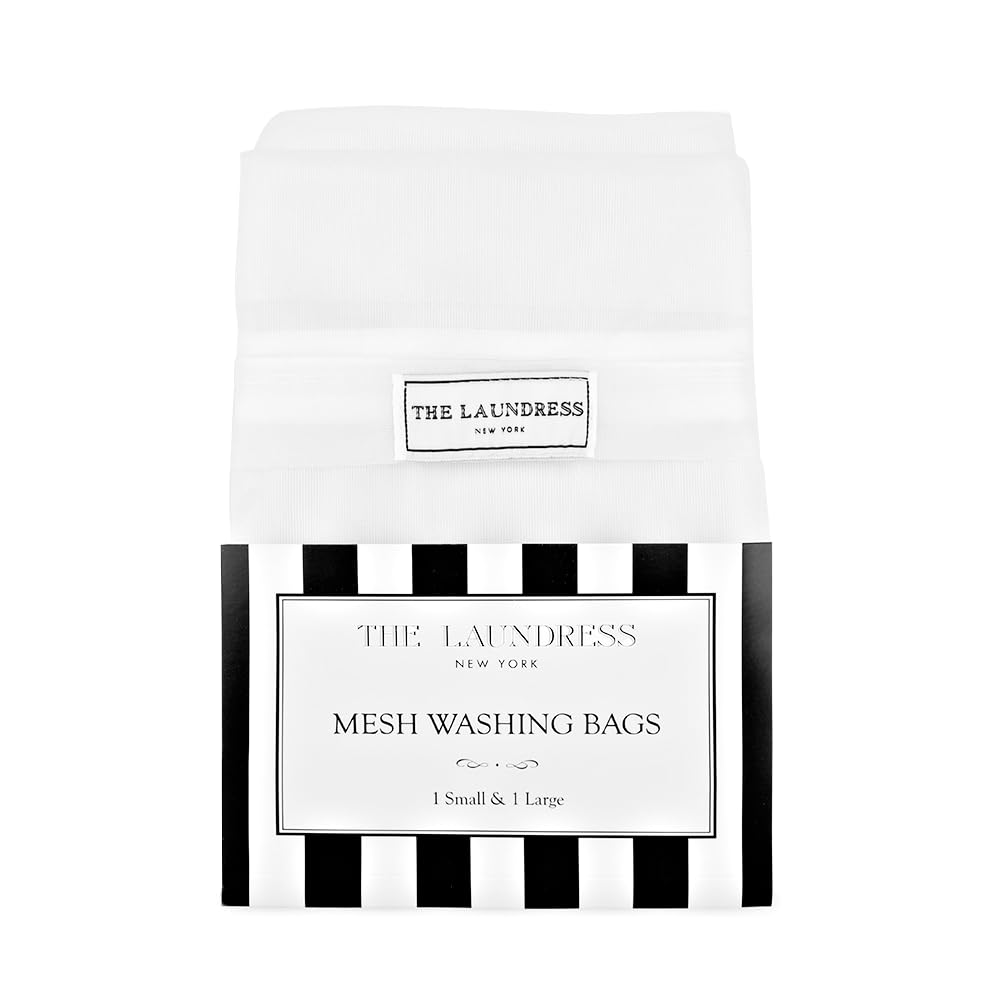 The Laundress mesh bag bundle large protects delicate garments during wash.
