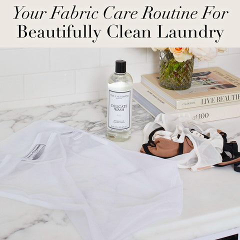 The Laundress mesh bag keeps socks together for easy sorting.