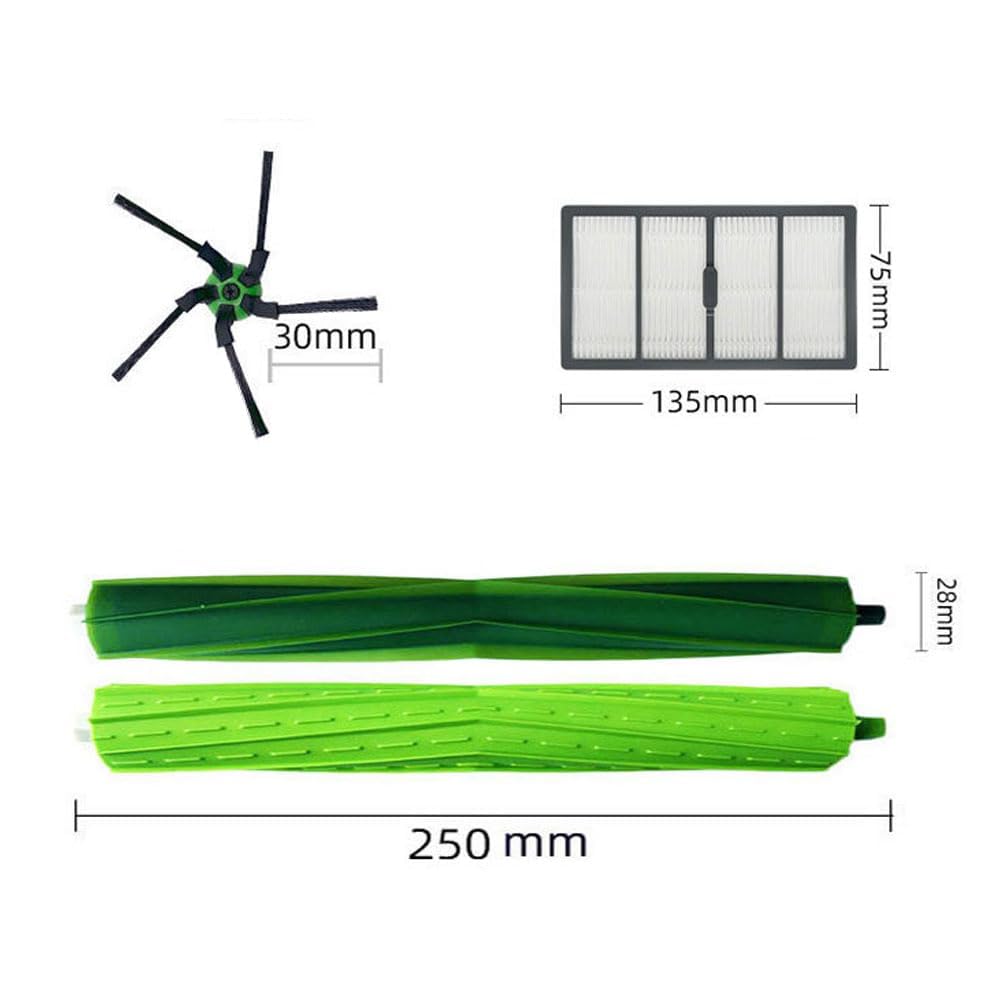 Theresa Hay Roomba s9 side brushes offer wide edge cleaning coverage.