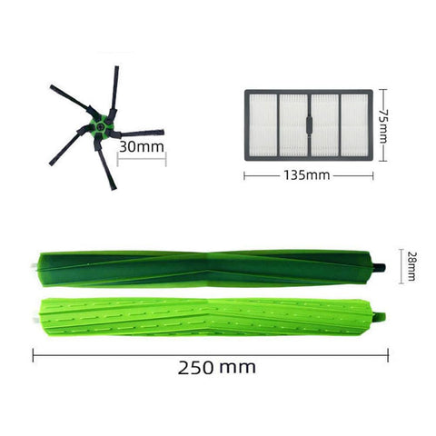 Theresa Hay Roomba s9 side brushes offer wide edge cleaning coverage.