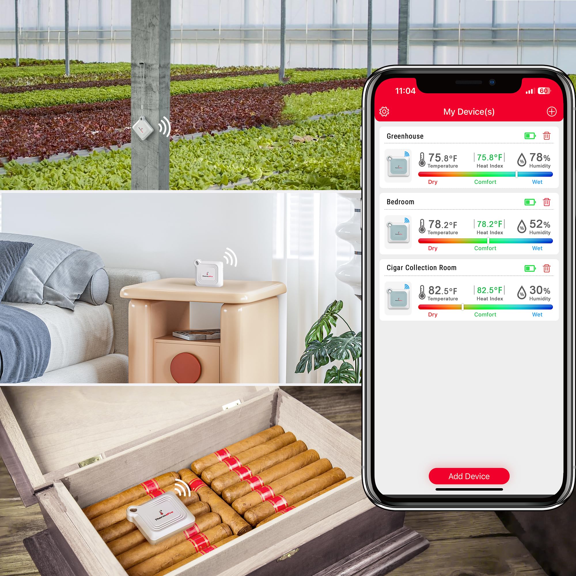 Three pack lets you monitor multiple spaces at once.