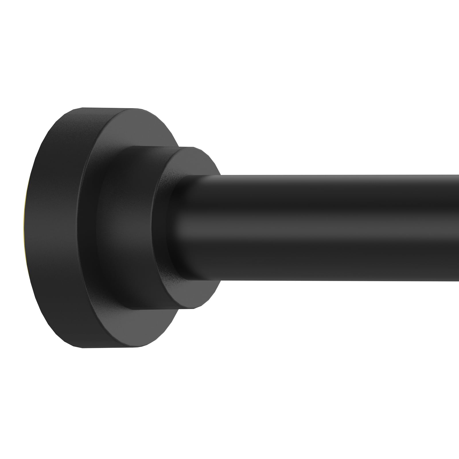 Thestoa shower rod extended from 43 to 92 inches for flexible bathroom fit.