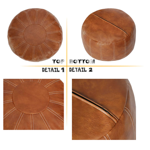 Thgonwid indoor outdoor pouf, ideal for balcony, patio, or living area.