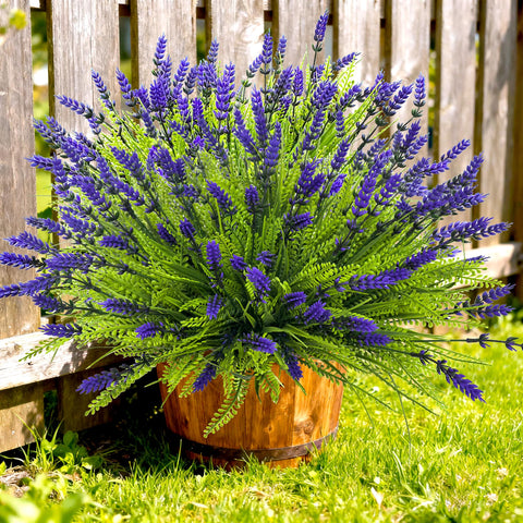 Thinktral window-box outdoor decor with fake plants for year-round charm.