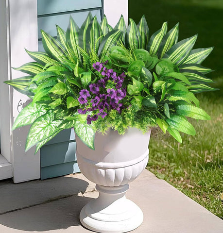 THKFUL 14Bundle outdoor ivy and pothos bundles offer UV resistance for window boxes.