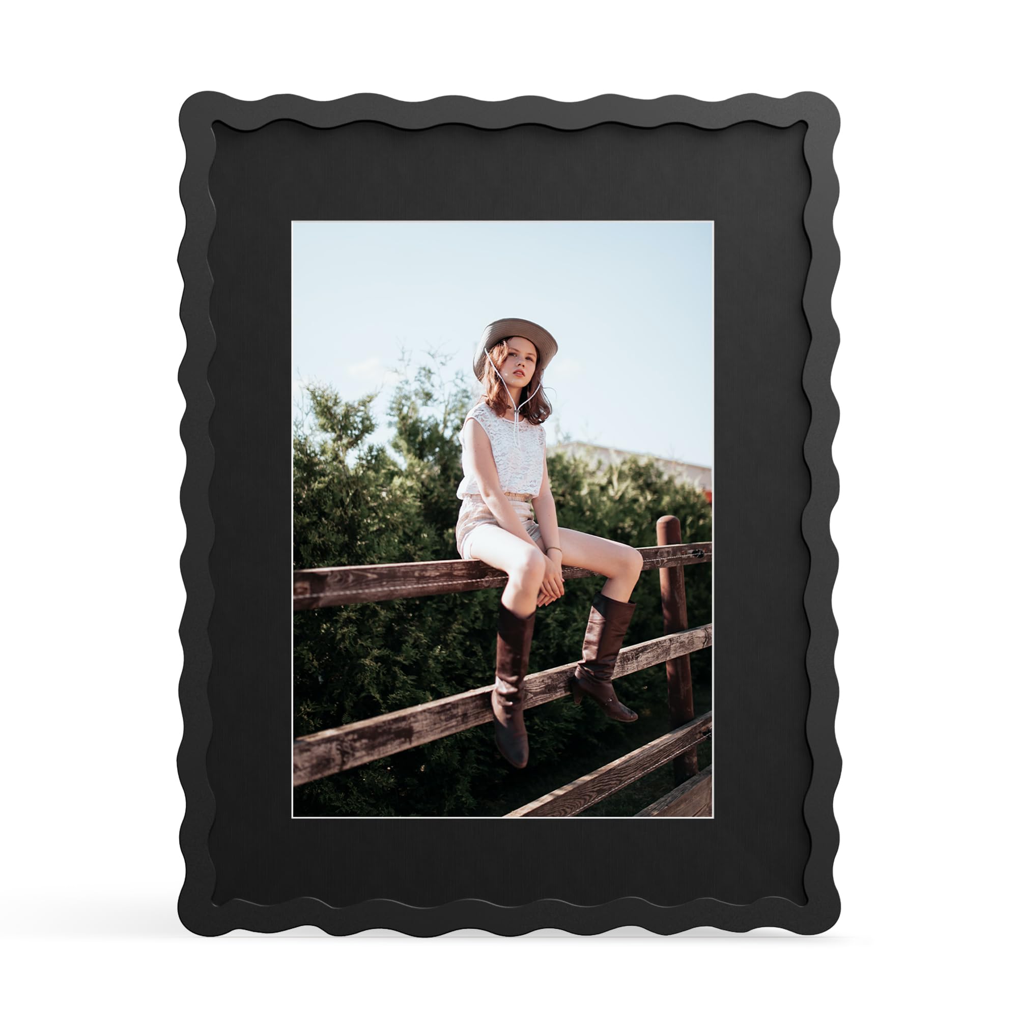 THKRLOF 11x14 frame with mat 8x10 display for protected, tidy memory keepsakes