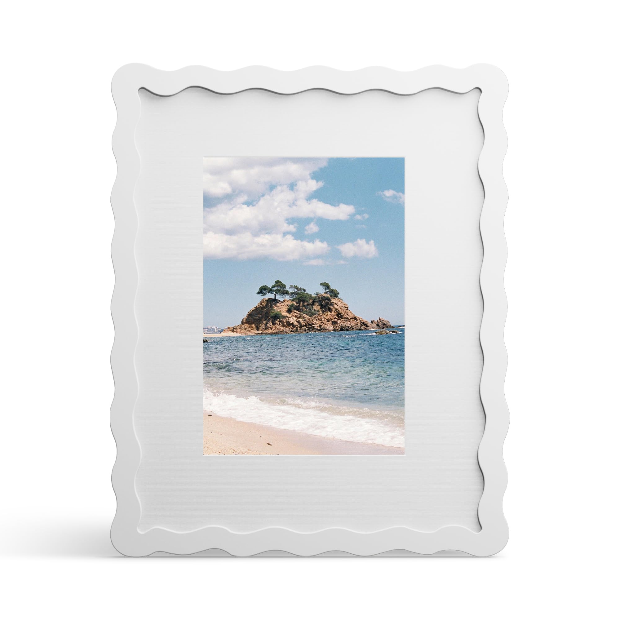 THKRLOF 8x10 frame with mat displays a 5x7 photo clearly