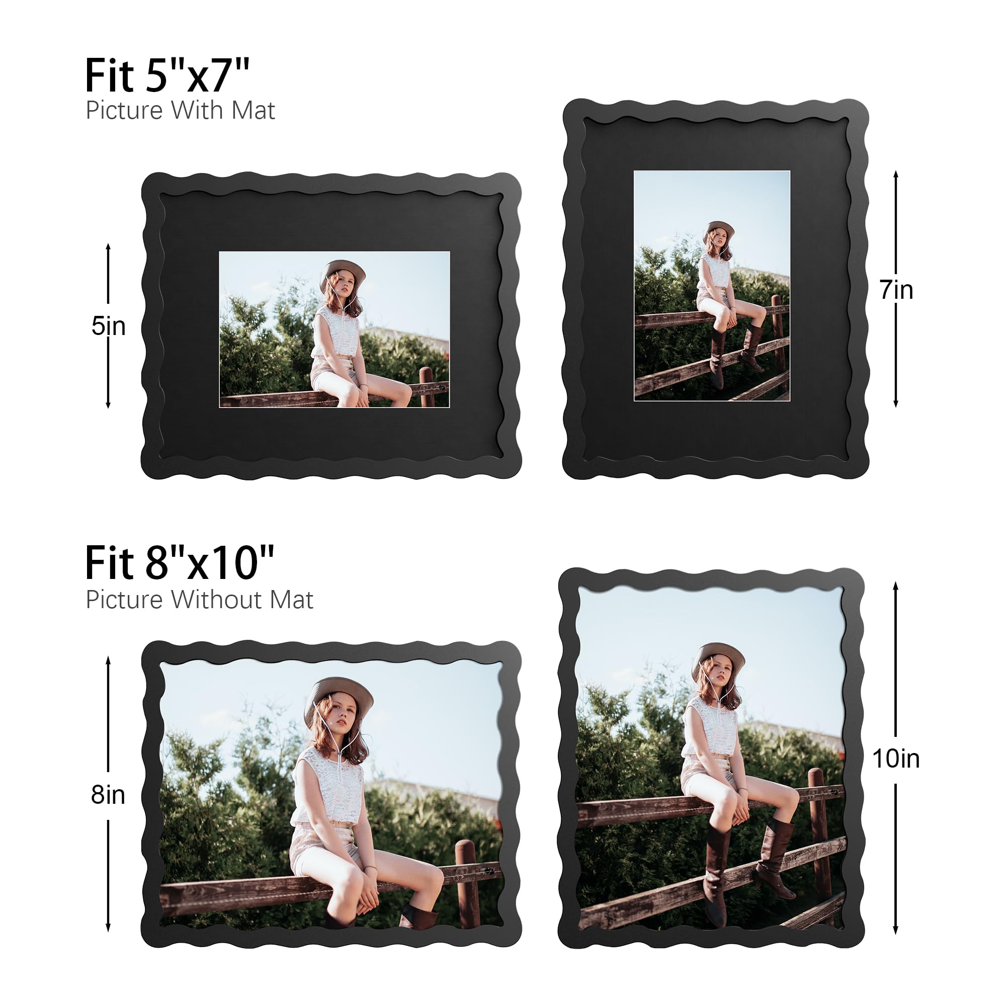 THKRLOF back with rotating snaps allows easy photo swaps.