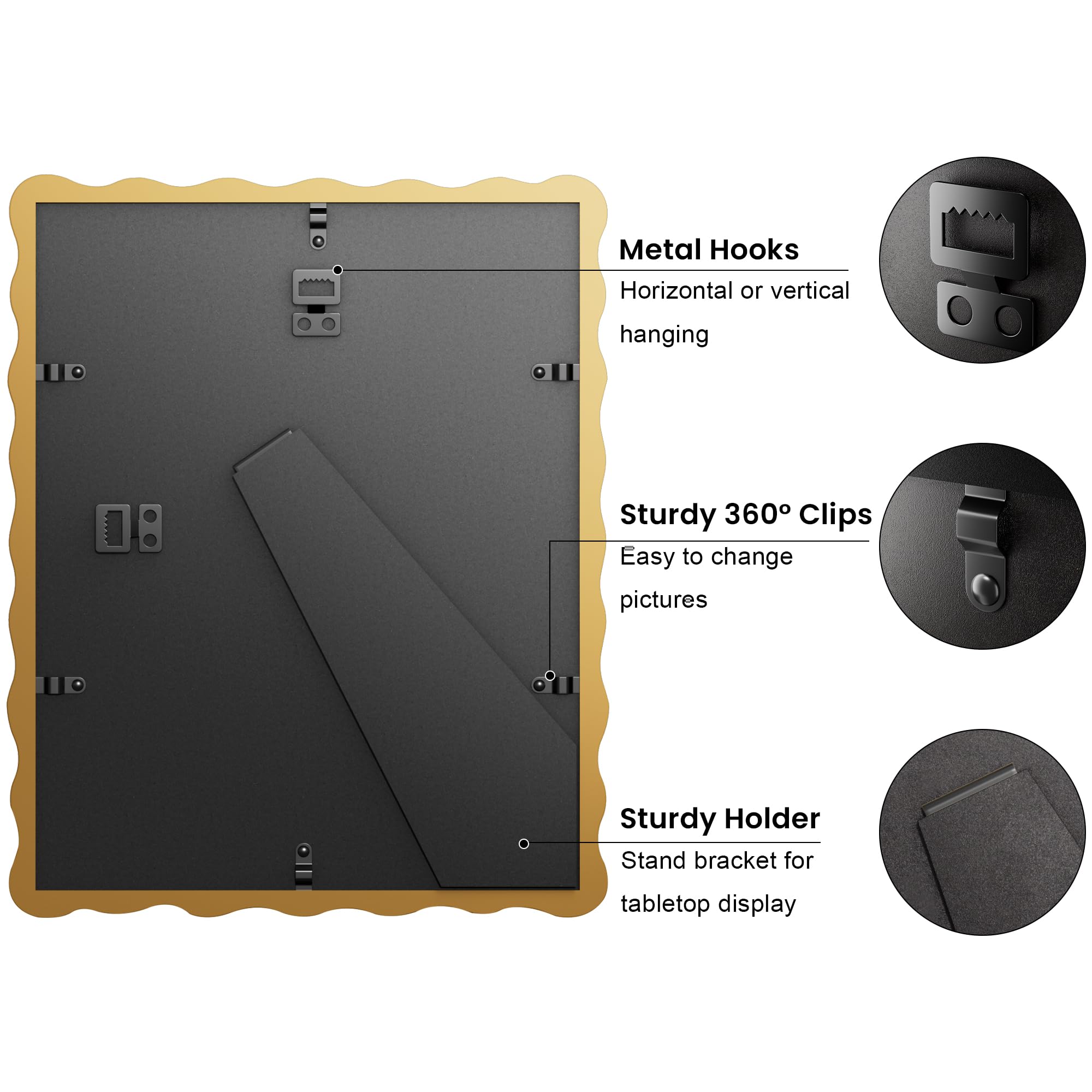 THKRLOF back snap system enables easy photo changes