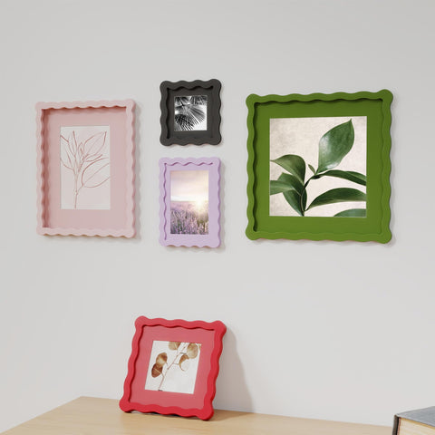 THKRLOF elegant wavy edge adds contemporary decor appeal.