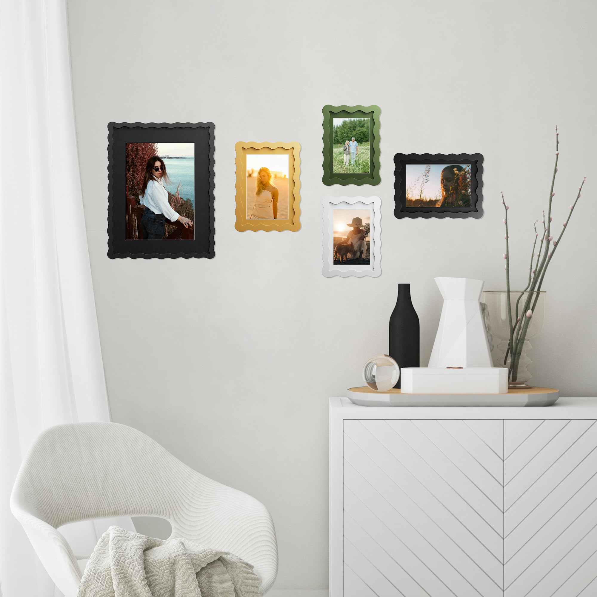 THKRLOF frame with mat removed shows space for an 8x10 image.