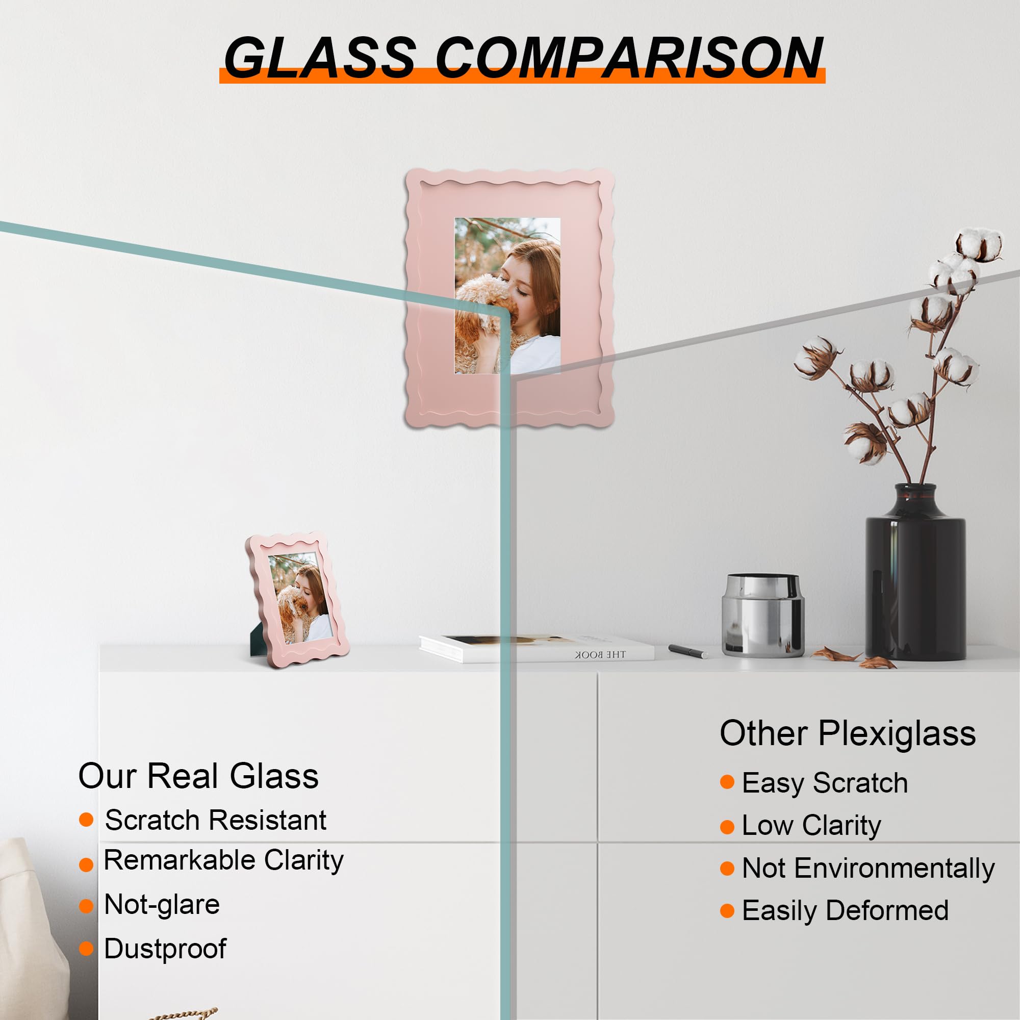 THKRLOF frame with mat highlights 8x10 images for clean professional presentation.
