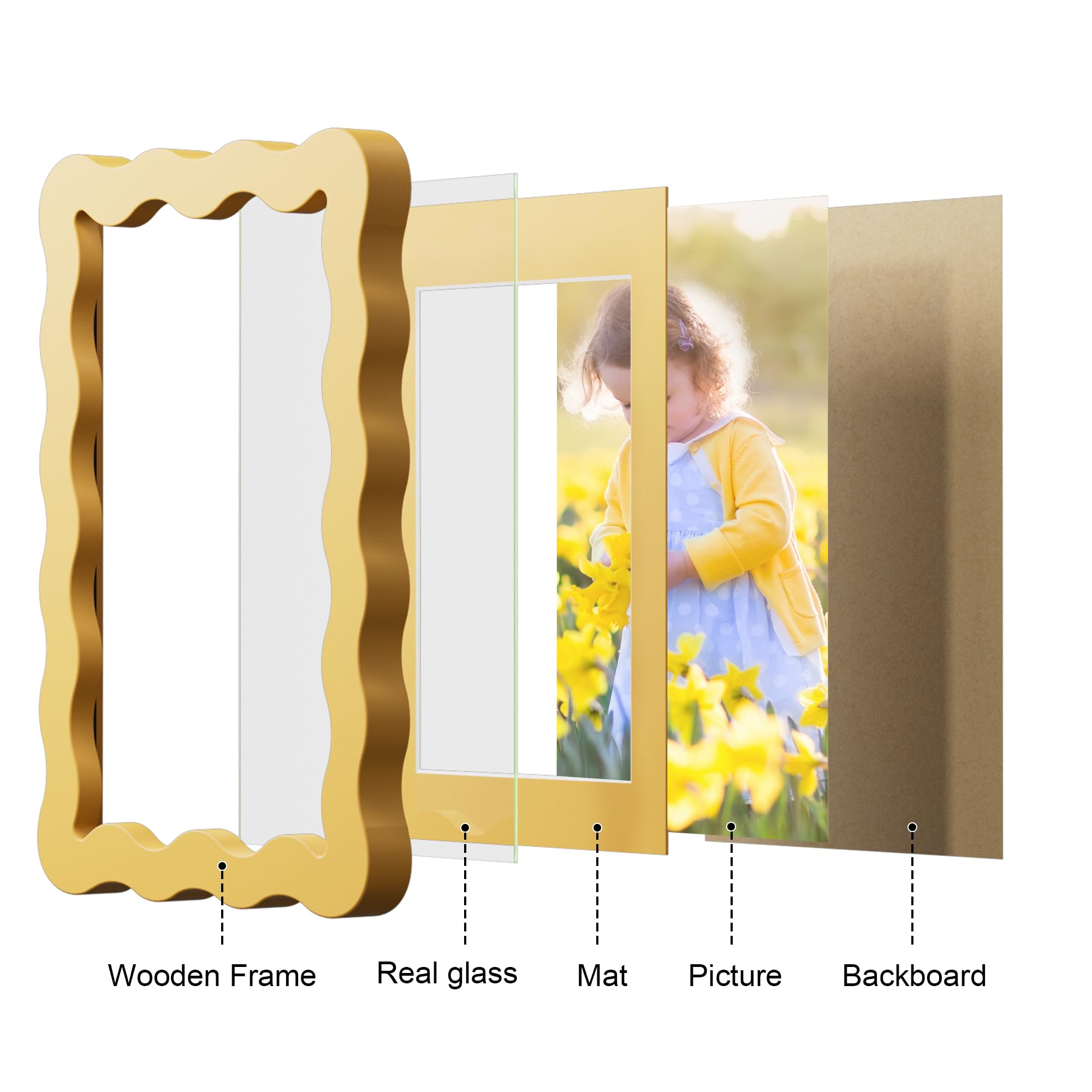 THKRLOF frame supports tabletop and wall display for versatile setup