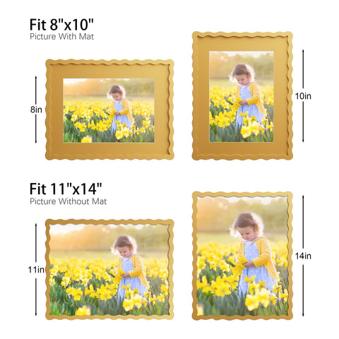 thkrlof wall-hanging frame supports horizontal or vertical photo display.